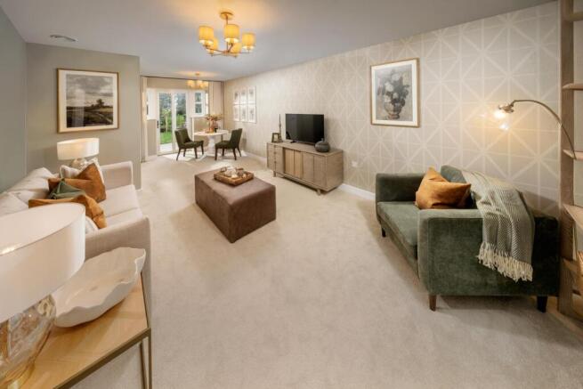 Show home living room