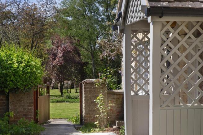 First glimpse of the garden