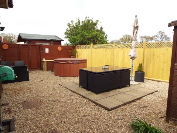 Rear garden