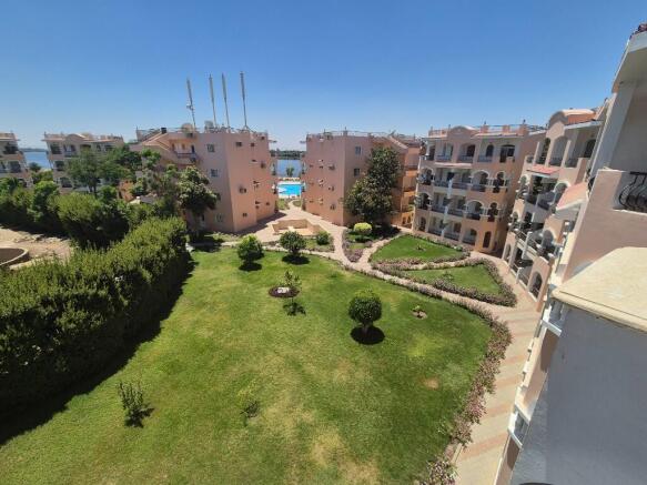 South facing balcony