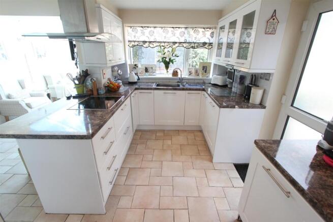 Dining kitchen to rear