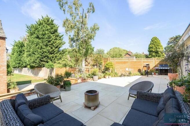 Rear terrace