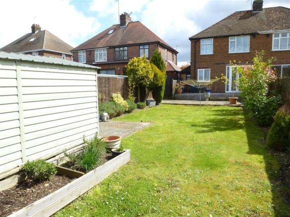 Rear View Of Garden