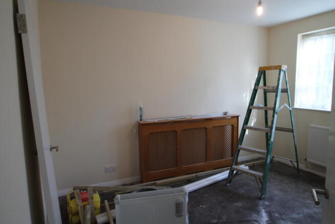 bedroom under refurbishment