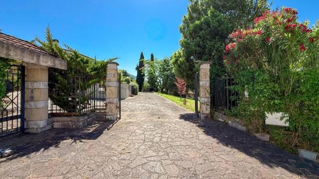 gated entrance