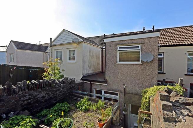 Rear of property