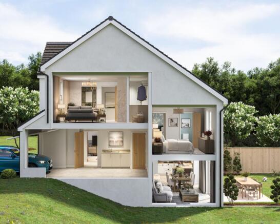 Anderson split level side view