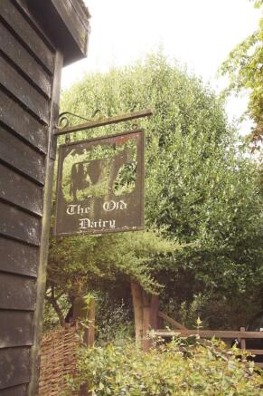 The Old Dairy Sign