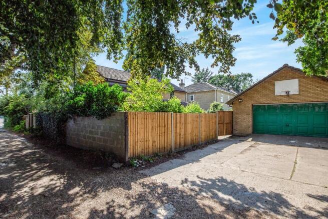 Large Driveway and T