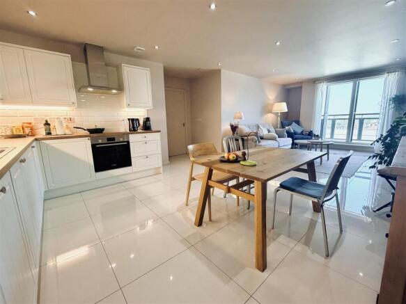 Living Room and Dining Kitchen