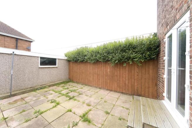 Rear courtyard