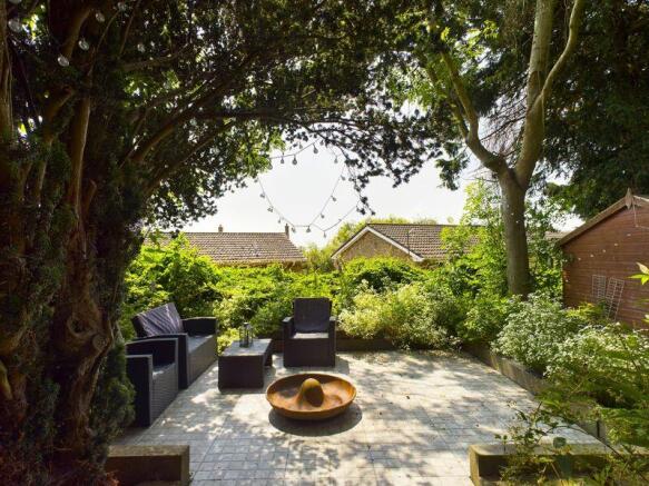 Secluded seating area