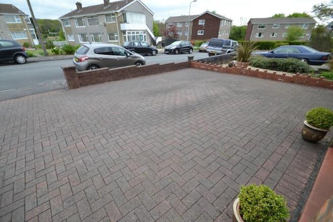 Driveway and entrance