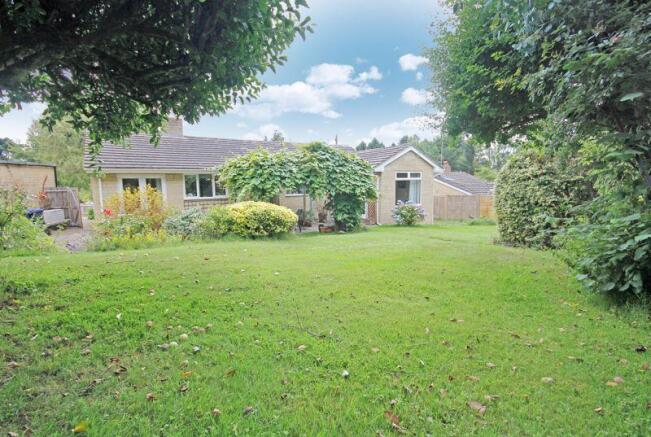 Rear of property