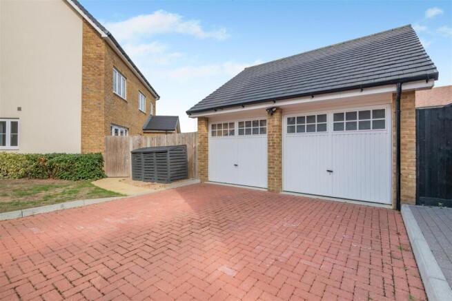 Driveway and Double Garage