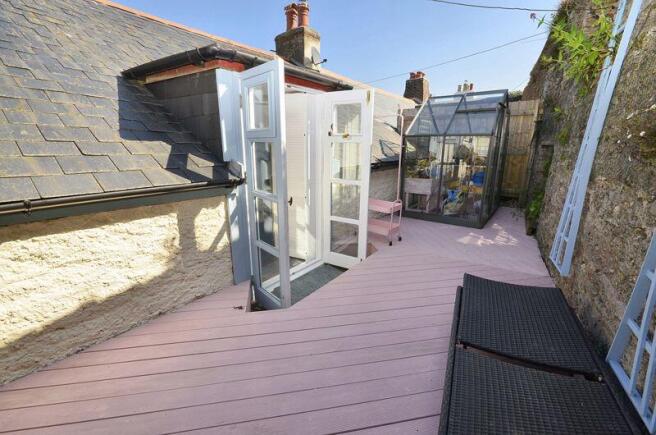 Rear courtyard
