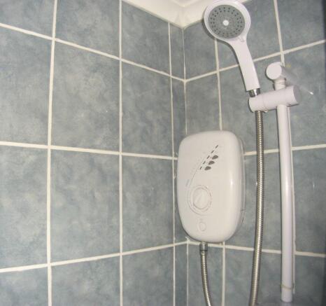 Shower in bath...