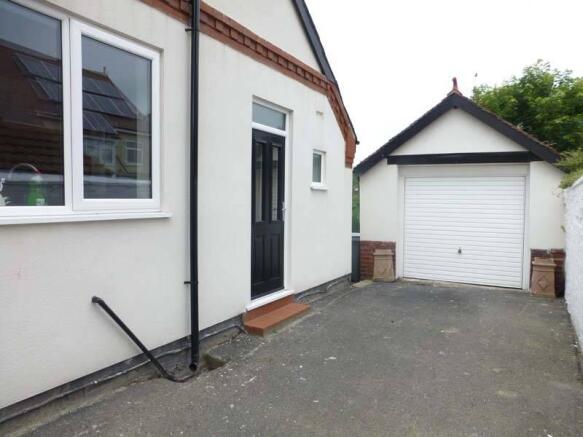 Driveway to garage