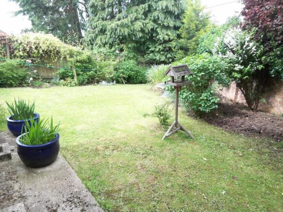 Rear garden