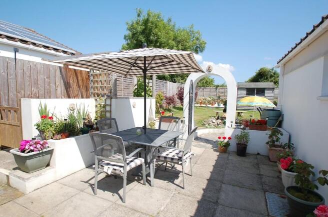 Rear patio