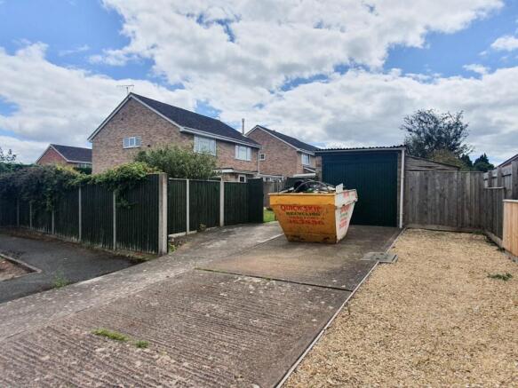 Driveway and garage