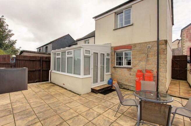 Rear of property