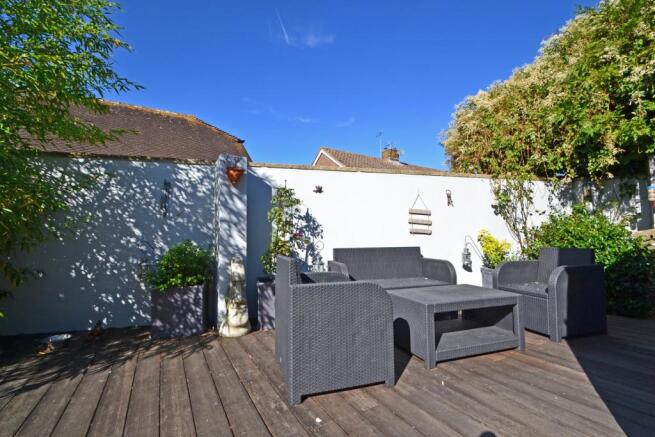 Patio seating area
