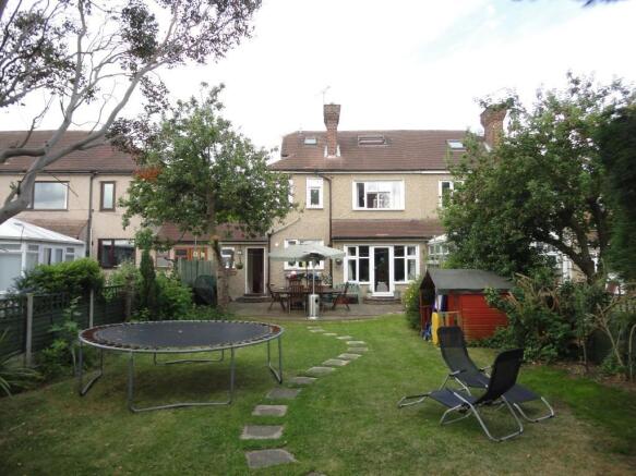 rear of property
