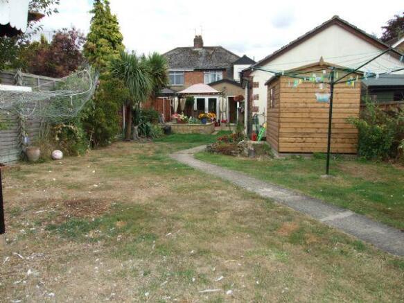 Rear garden
