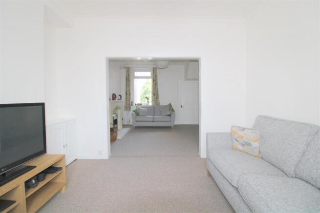 Another view of lounge/dining room