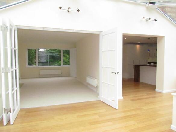 dining room through to conservatory view