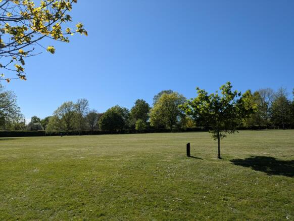 view across vilage green