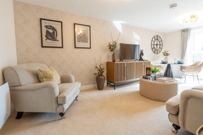 Show home living room