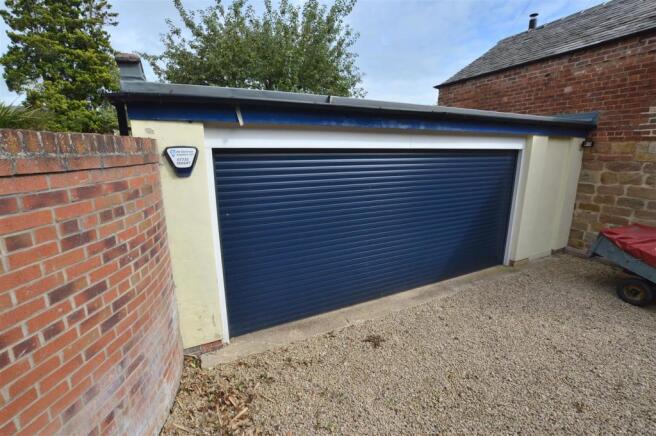 Large Brick Double Garage