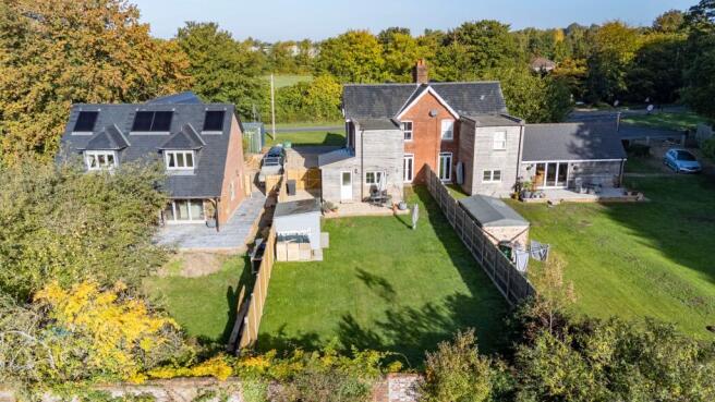 Aerial View - Rear Garden
