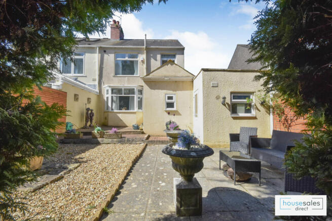 Rear of house