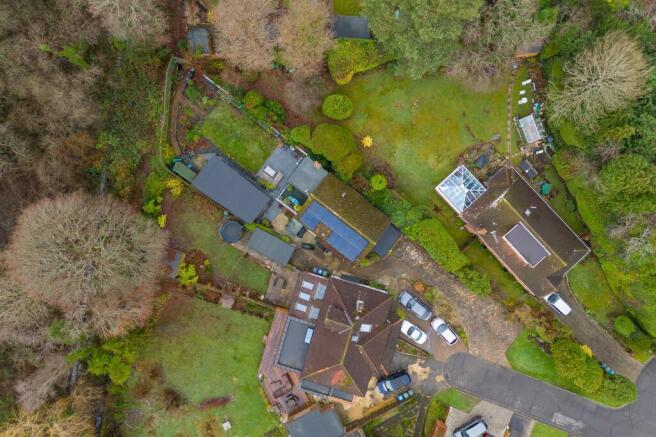 Aerial view showing boundary