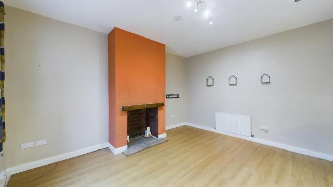 Living room and kitchen