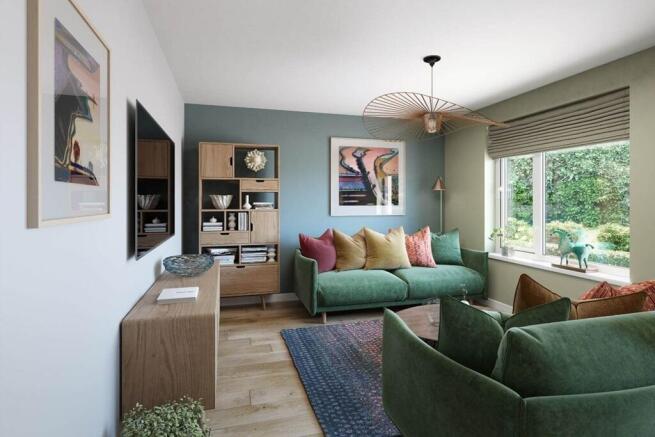 Plenty of room for two sofas