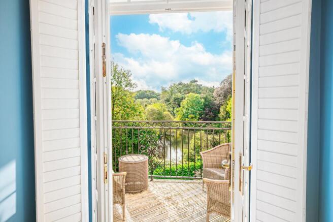 French Doors To Balcony Terrace