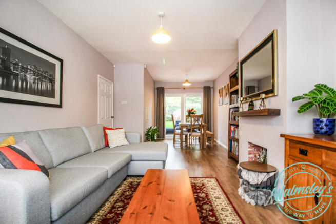 Through living & dining room