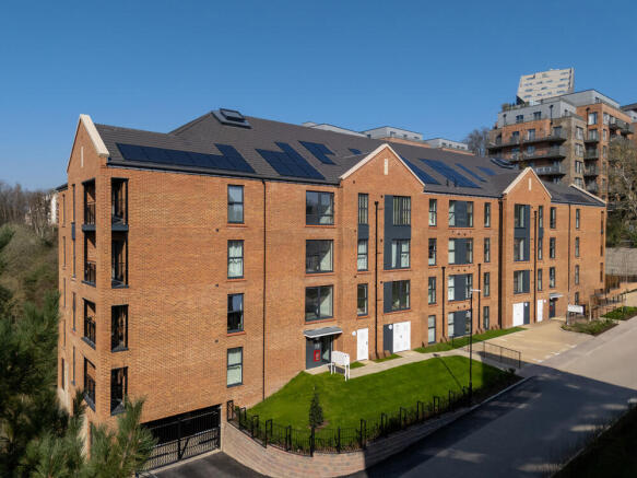 York House Apartment rear view surrounded by plenty of open green space