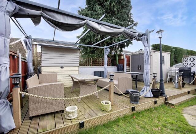 Decked terrace