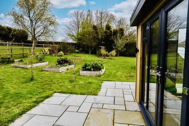 Spacious patio