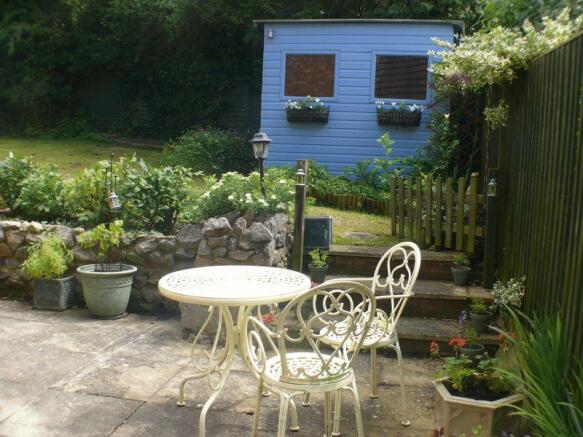 Rear patio
