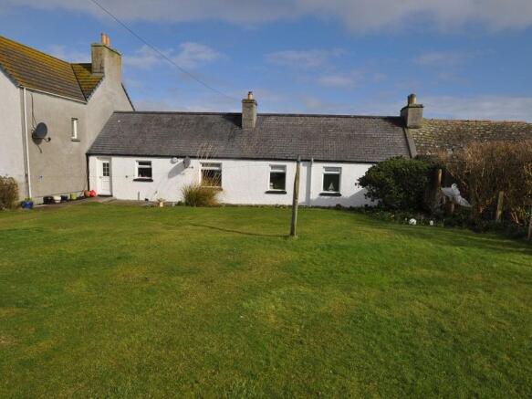 Rear of house