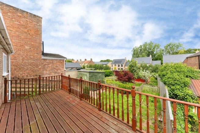 Rear Garden View from Balcony