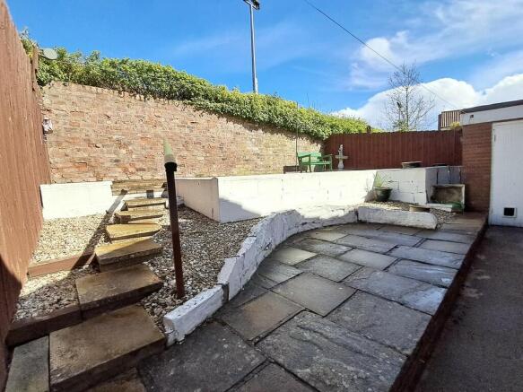 Rear terrace