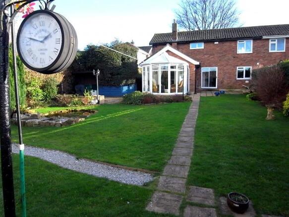 Rear garden