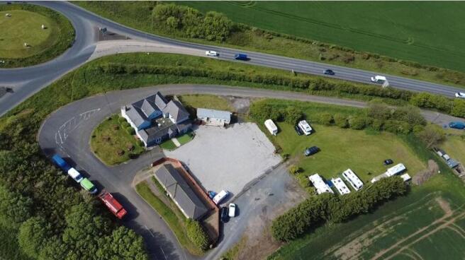 Ariel View Of Site